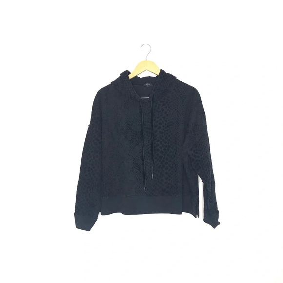 Rails Nico Black Flocked Cobra Hoodie Size Large - Picture 4 of 13